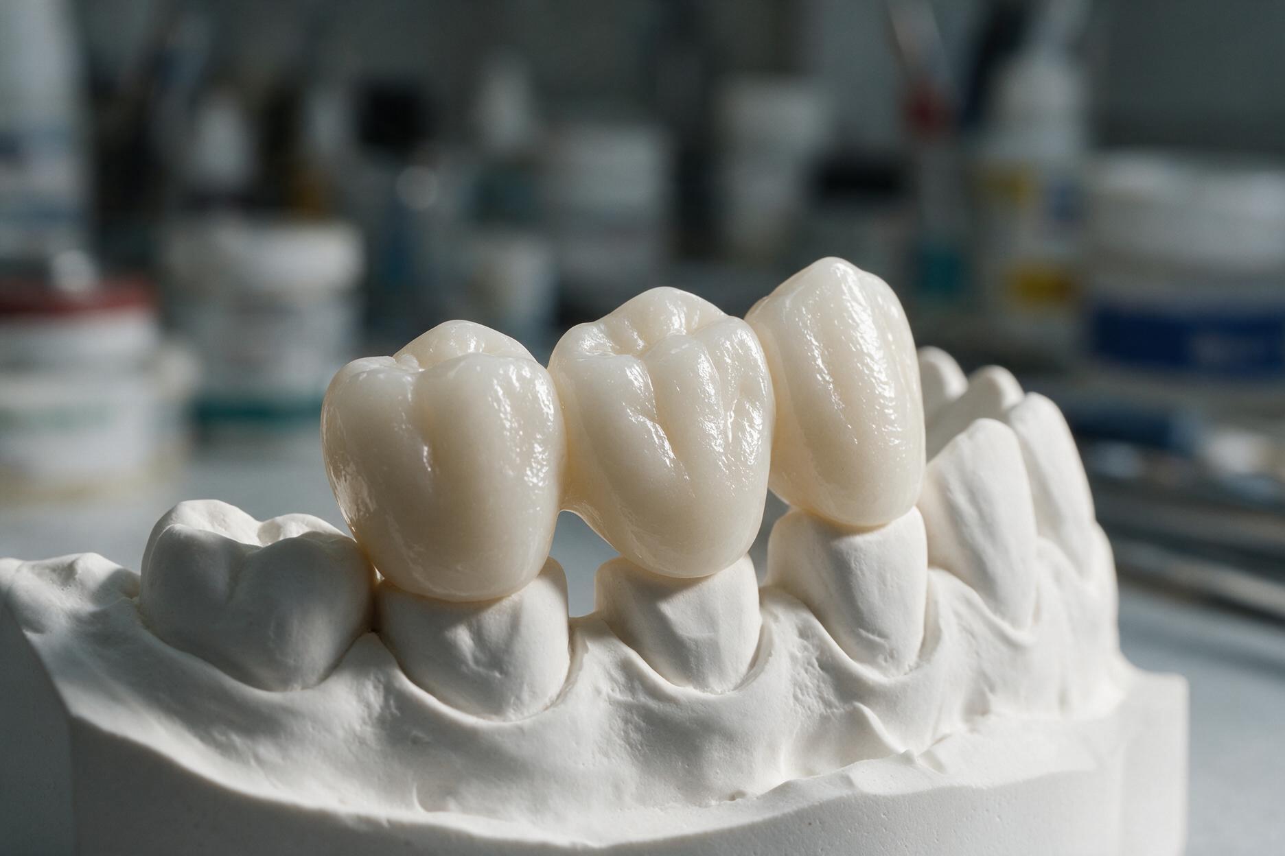 Puentes dentales fabricados en Narón