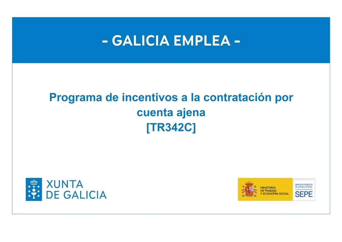 Subvención Galicia Emplea - Programa de incentivos a la contratación por cuenta ajena - Trasancos